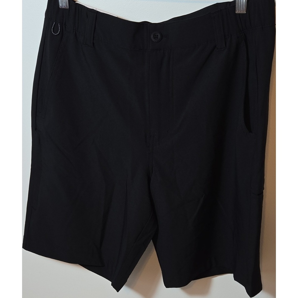 Eddie Bauer Flex Waist Tech Short Men's S Black Athletic Stretch Pockets